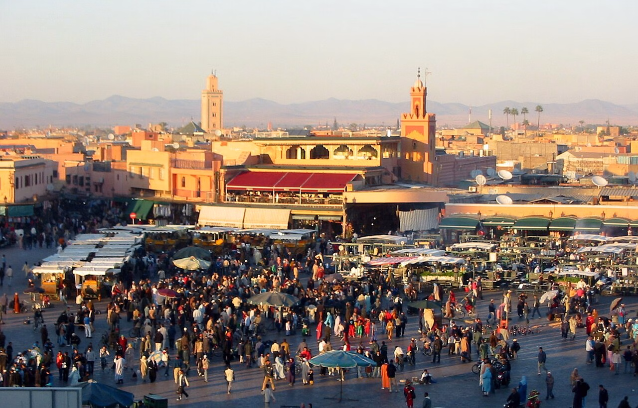 Jemaa el-Fnaa in Marrakech included in Morocco Multi-Day Tours From Casablanca