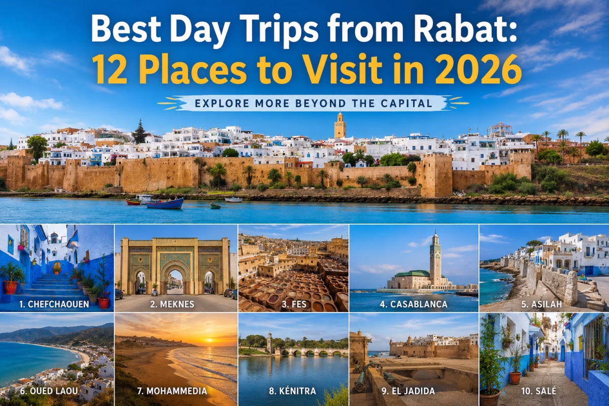Best Day Trips from Rabat: 12 Places to Visit in 2026